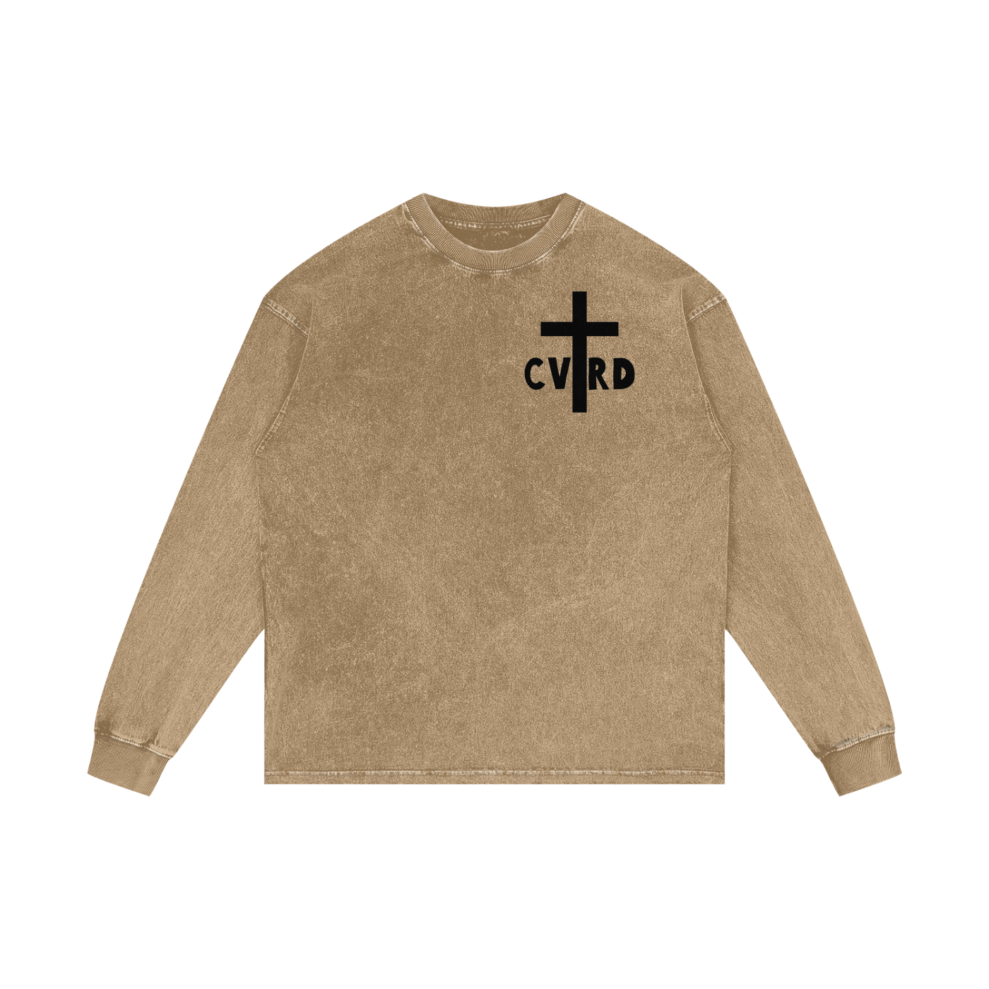 Acid Wash Oversize Long Sleeve T-Shirt