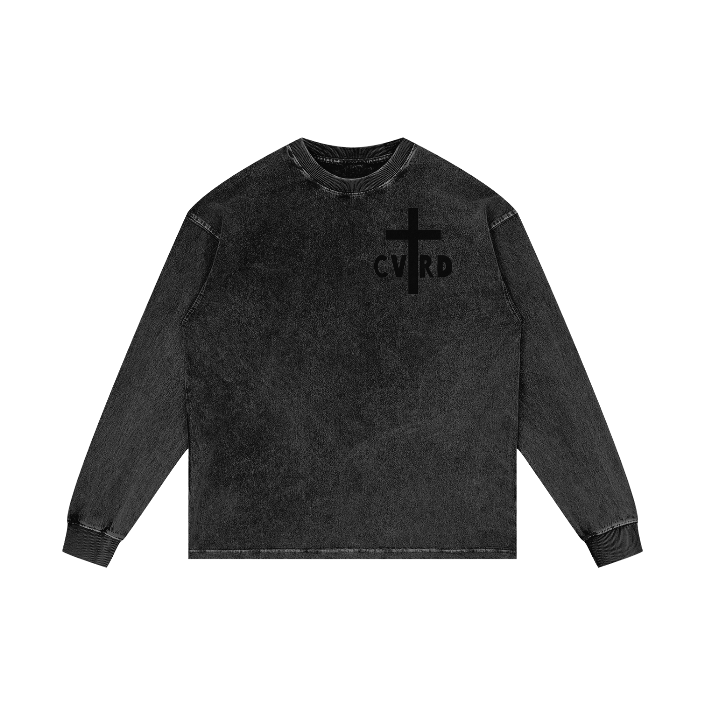 Acid Wash Oversize Long Sleeve T-Shirt