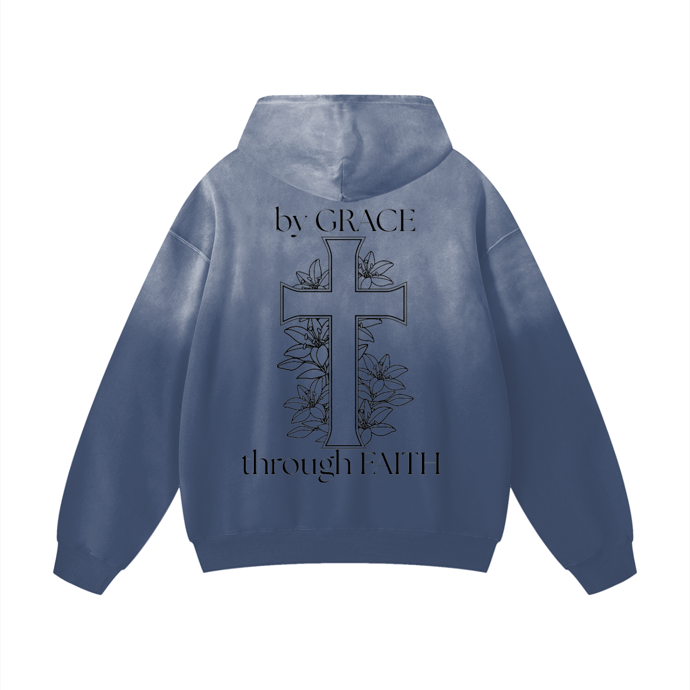 By Faith Sunfade Oversized Hoodie