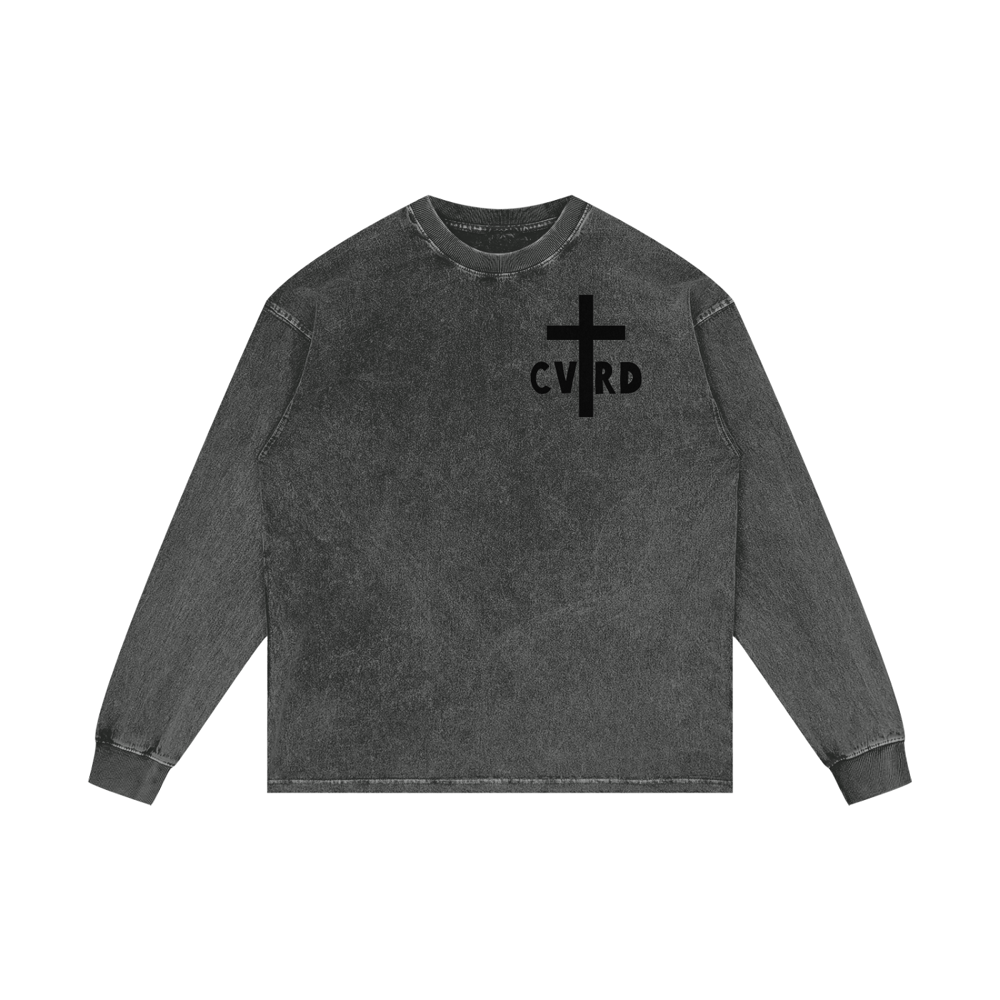 Acid Wash Oversize Long Sleeve T-Shirt