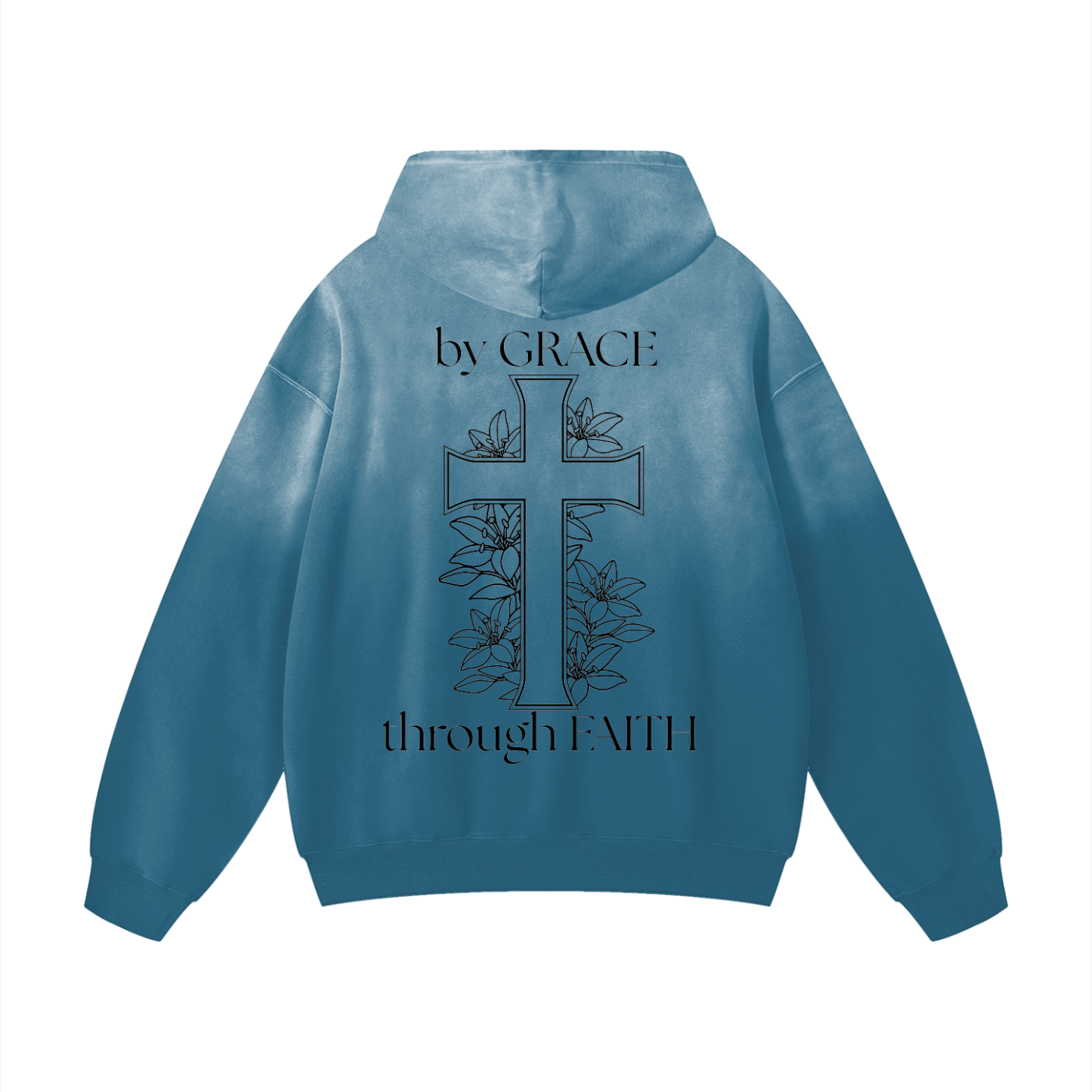 By Faith Sunfade Oversized Hoodie