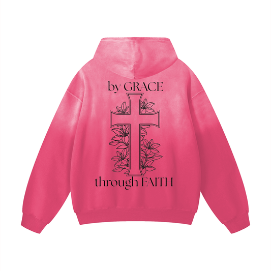 By Faith Sunfade Oversized Hoodie
