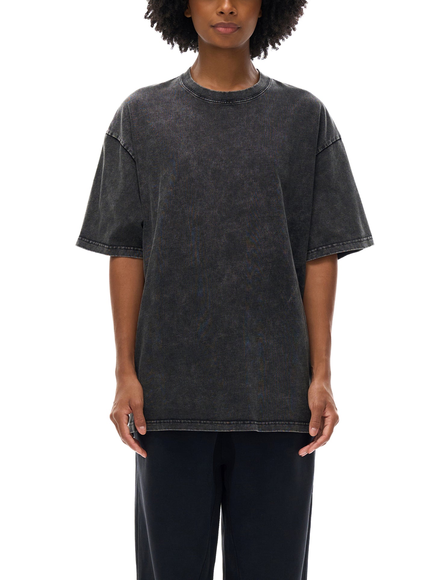 By Faith Acid Wash Oversize T-Shirt